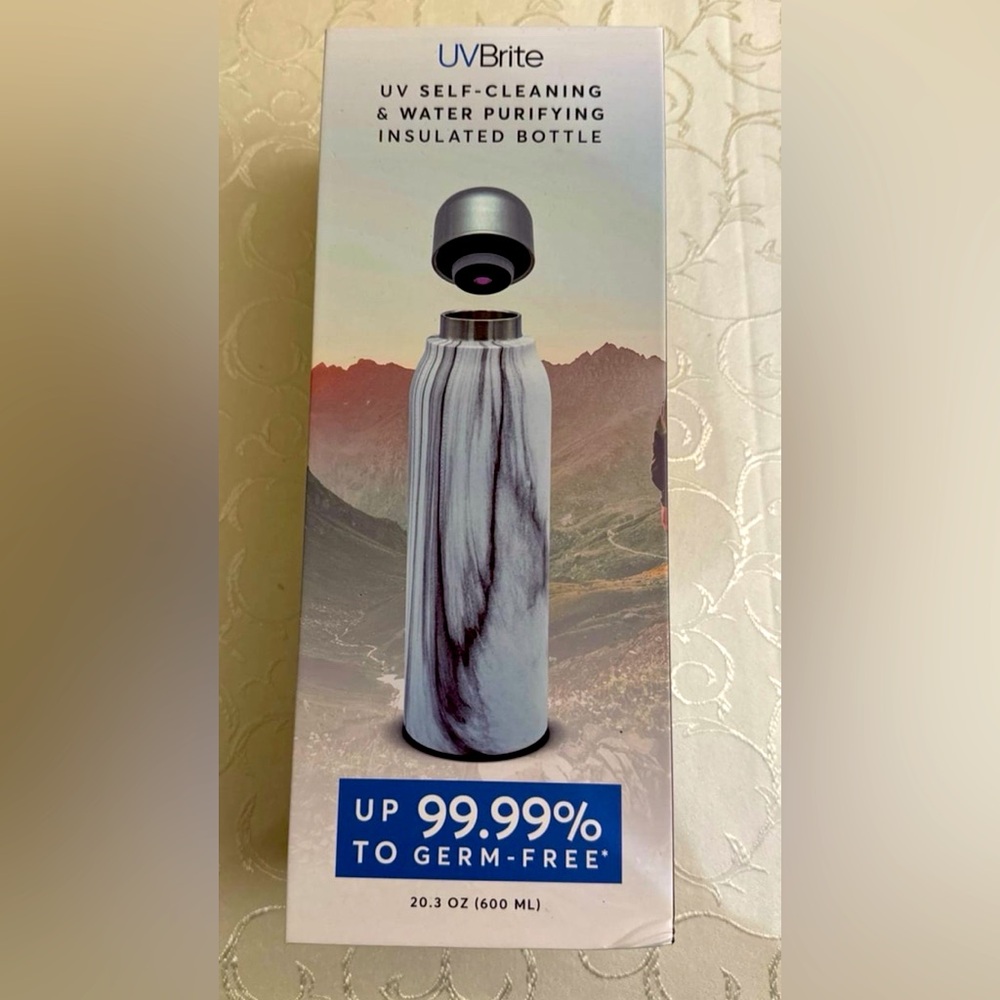 UVBrite Self-cleaning & Water Purifying Insulated Bottle
